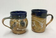 Blue and Amber mugs