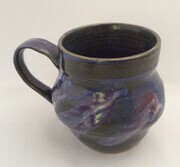 Blue and purple mug