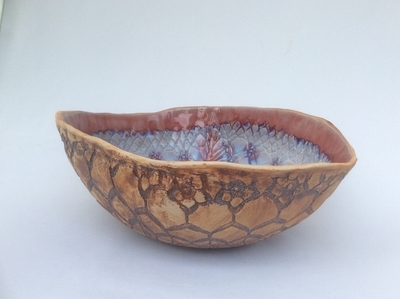 Tree bark bowl