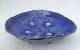 Offering bowl with white flowers