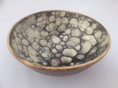 Bubble glaze bowl