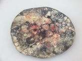 Bubble glaze plate